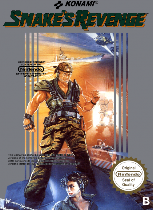 Snake's Revenge — box-2D (EU)
