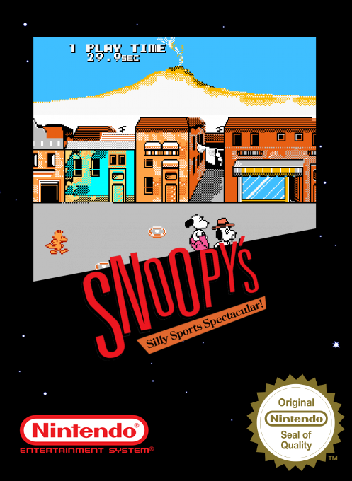 Snoopy's Silly Sports Spectacular! — box-2D (SS)