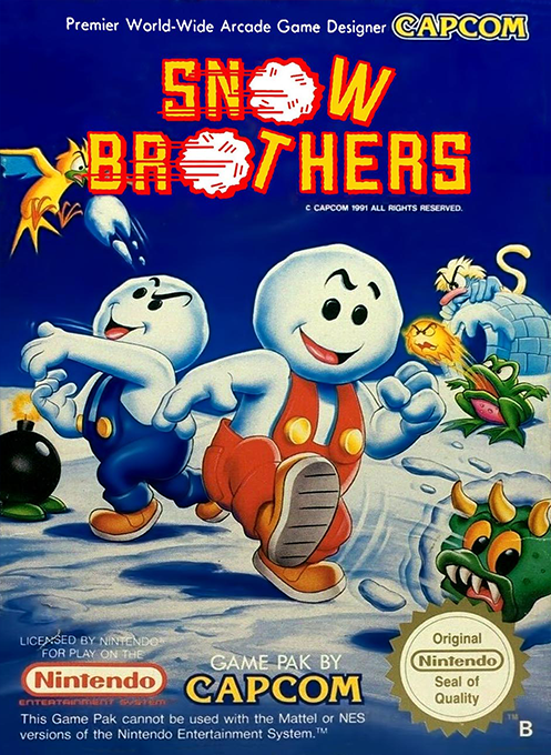 Snow Brothers — box-2D (EU)