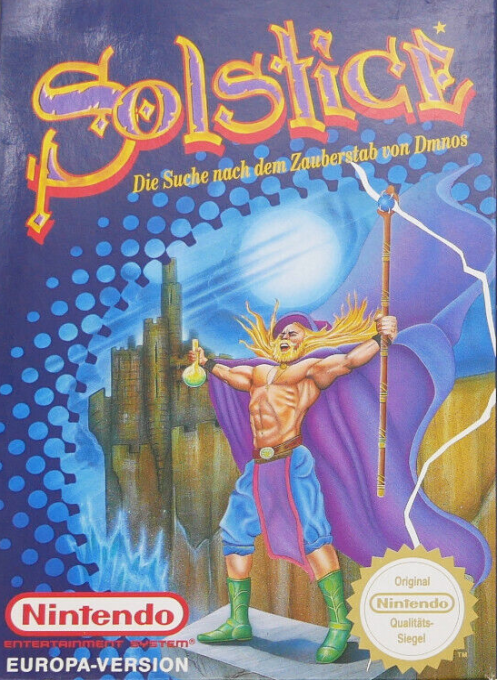 Solstice - The Quest For The Staff Of Demnos — box-2D (DE)