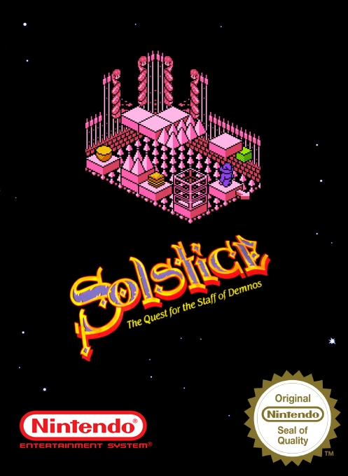 Solstice - The Quest For The Staff Of Demnos — box-2D (SS)