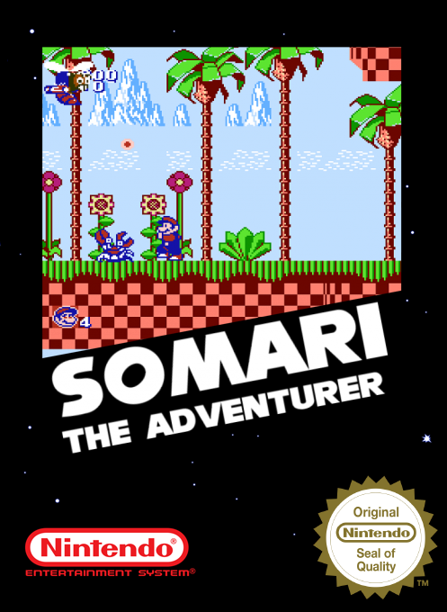 Somari The Adventurer — box-2D (SS)