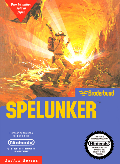 Spelunker box art