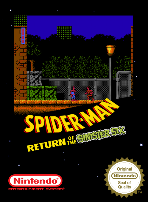 Spider-man - Return Of The Sinister Six — box-2D (SS)