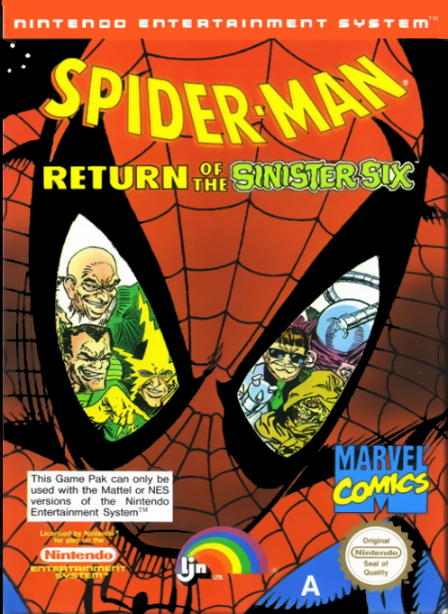 Spider-man - Return Of The Sinister Six — box-2D (EU)