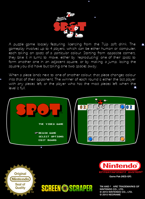 Spot - The Video Game — box-2D-back (SS)