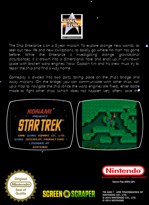 Star Trek - 25th Anniversary — box-2D-back (SS)