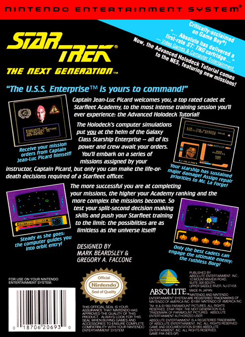 Star Trek - The Next Generation — box-2D-back (US)