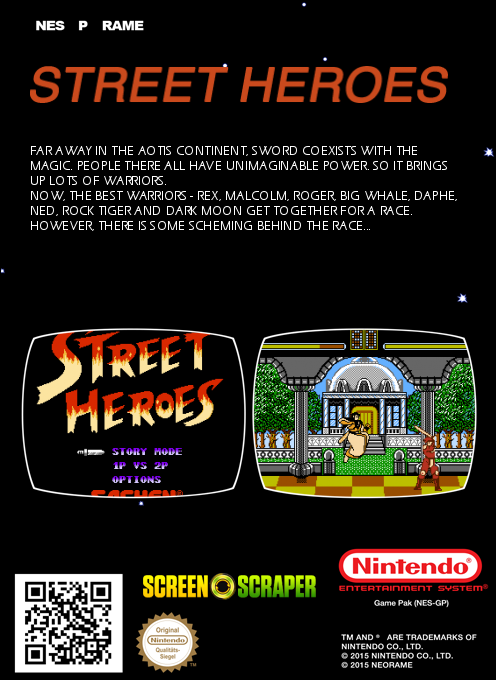 Street Heroes — box-2D-back (SS)