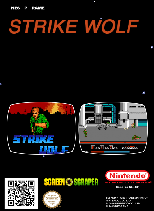 Strike Wolf — box-2D-back (SS)
