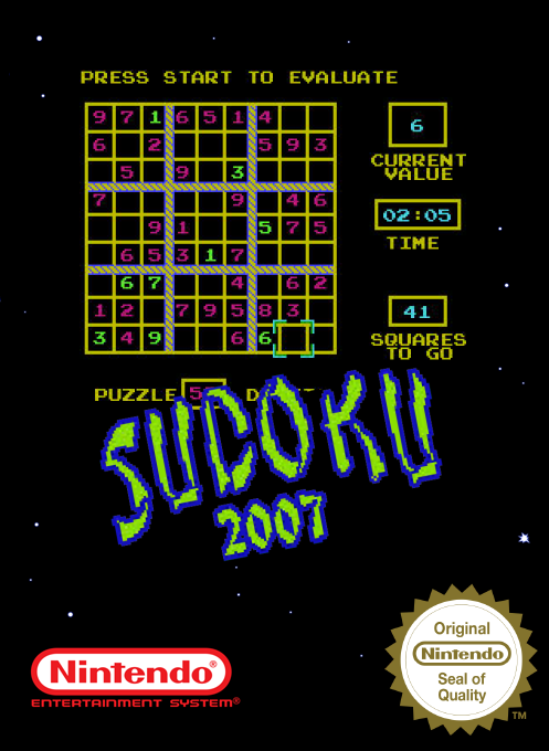 Sudoku 2007 box art