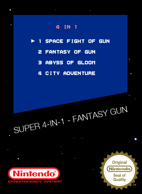 Super 4-in-1 - Fantasy Gun box art