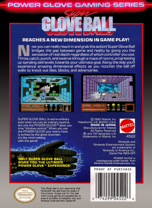 Super Glove Ball — box-2D-back (US)