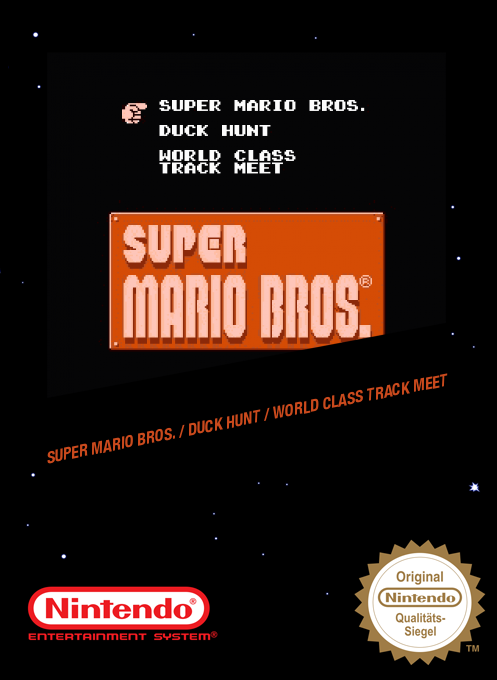 Super Mario Bros. / Duck Hunt / World Class Track Meet — box-2D (SS)