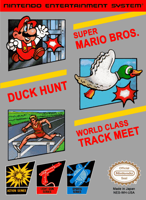 Super Mario Bros. / Duck Hunt / World Class Track Meet box art