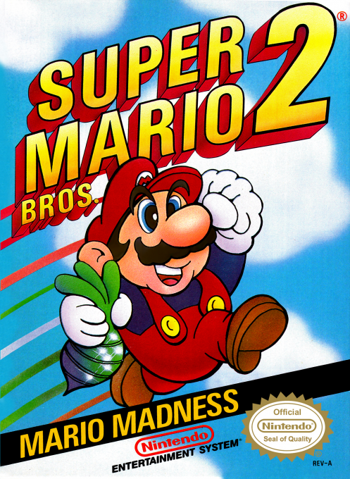 Super Mario Bros. 2 box art