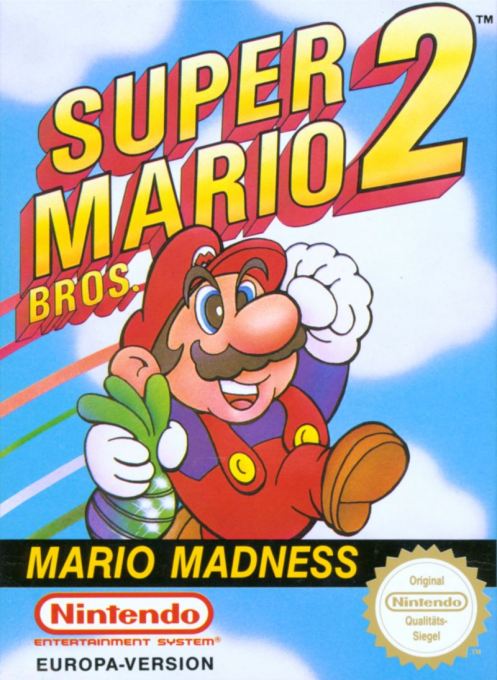 Super Mario Bros. 2 — box-2D (DE)