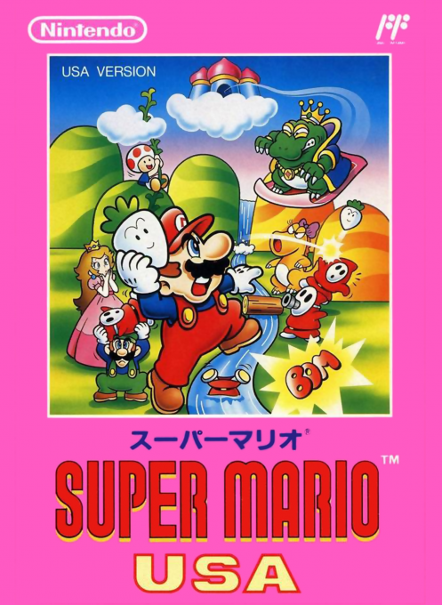Super Mario Bros. 2 — box-2D (JP)