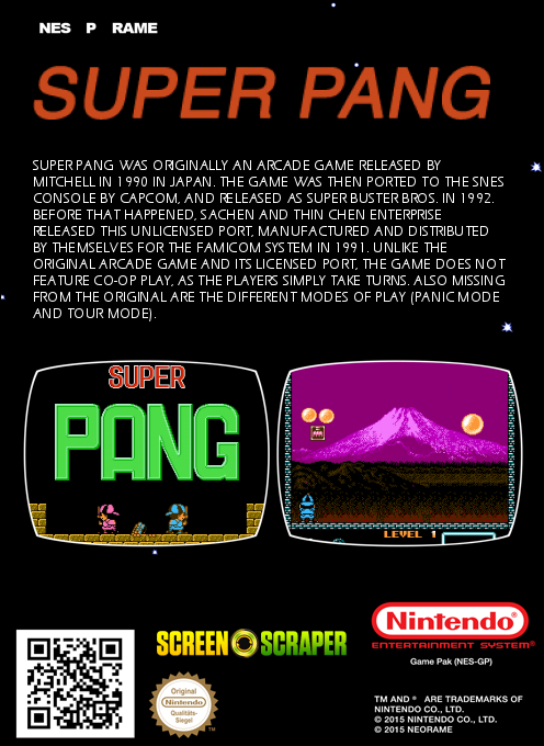 Super Pang — box-2D-back (SS)