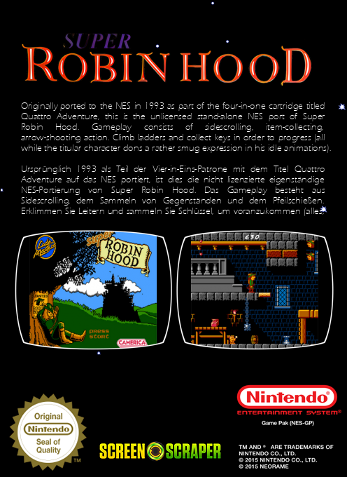 Super Robin Hood — box-2D-back (SS)