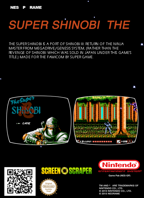 Super Shinobi, The — box-2D-back (SS)