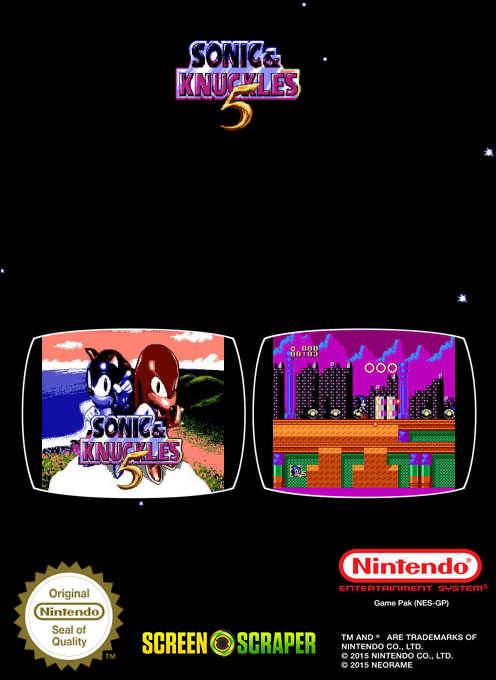 Super Sonic 5 — box-2D-back (SS)