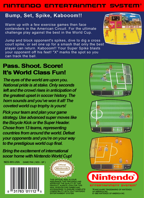 Super Spike V'ball + Nintendo World Cup — box-2D-back (US)