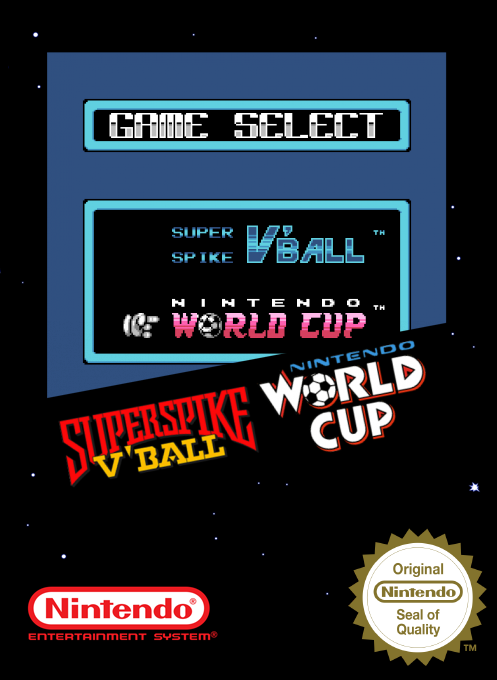 Super Spike V'ball + Nintendo World Cup — box-2D (SS)