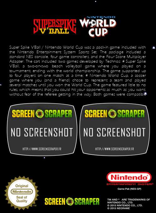 Super Spike V'ball + Nintendo World Cup — box-2D-back (SS)