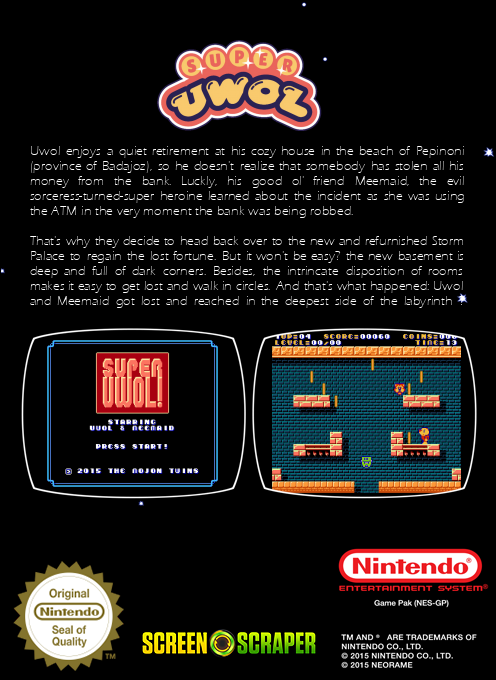 Super Uwol — box-2D-back (SS)