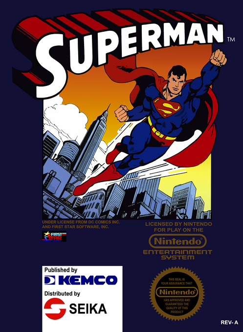 Superman box art