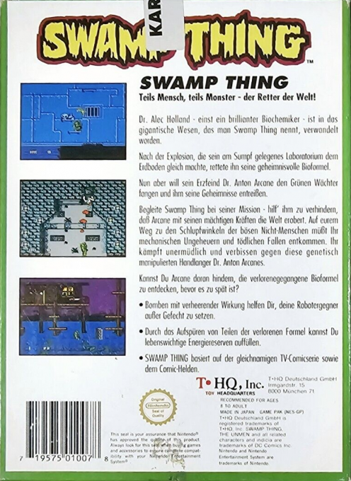 Swamp Thing — box-2D-back (DE)