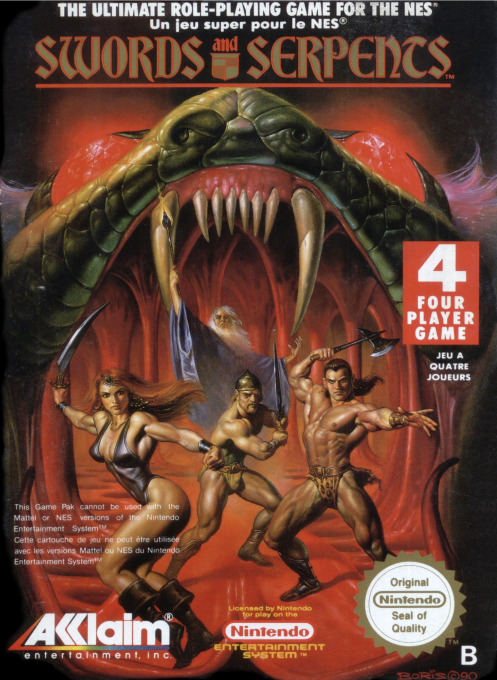 Swords And Serpents — box-2D (EU)