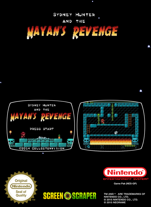 Sydney Hunter and the Mayan's Revenge — box-2D-back (SS)