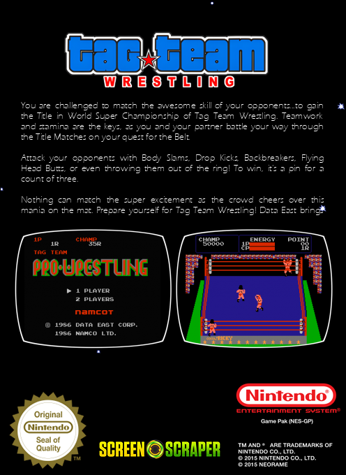 Tag Team Wrestling — box-2D-back (SS)