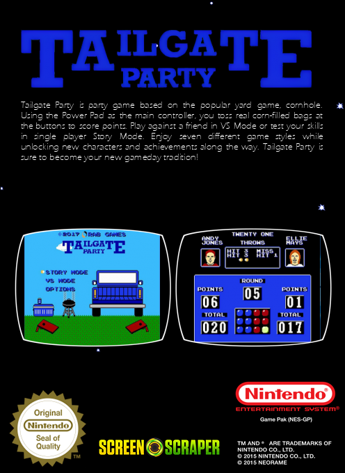 Tailgate Party — box-2D-back (SS)