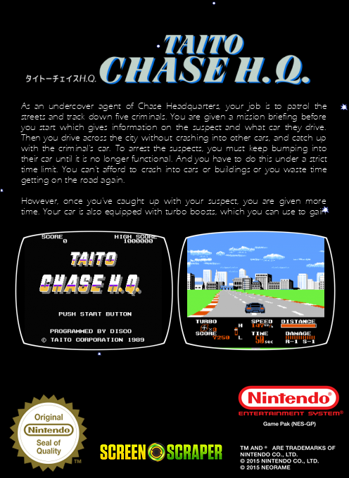 Taito Chase H.q. — box-2D-back (SS)