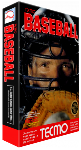 Tecmo Baseball — box-3D (US)