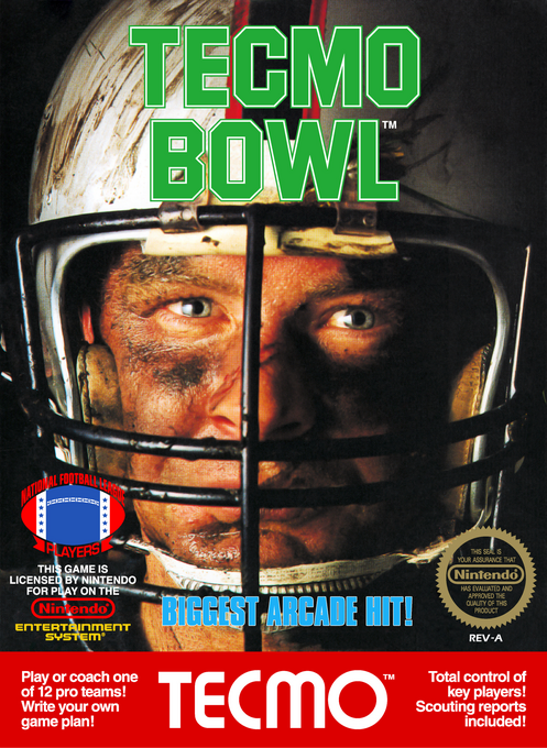 Tecmo Bowl box art