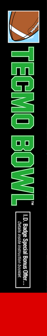 Tecmo Bowl — box-2D-side (US)