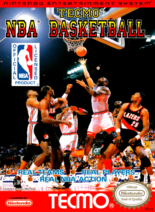 Tecmo Nba Basketball box art
