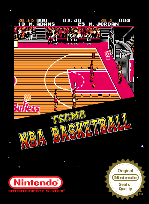 Tecmo Nba Basketball — box-2D (SS)