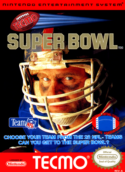 Tecmo Super Bowl box art