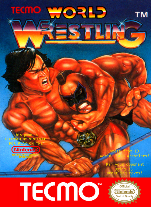 Tecmo World Wrestling box art