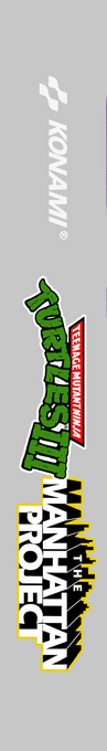 Teenage Mutant Ninja Turtles 3 - The Manhattan Project — box-2D-side (US)