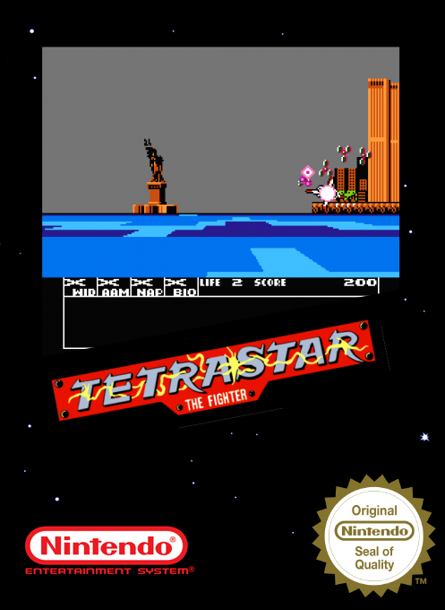 Tetrastar - The Fighter — box-2D (SS)