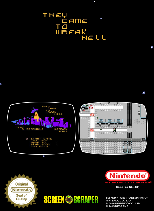 They Came To Wreak Hell — box-2D-back (SS)