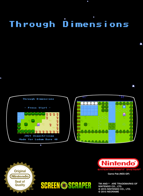 Through Dimensions — box-2D-back (SS)