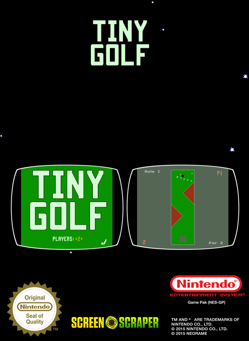 Tiny Golf — box-2D-back (SS)