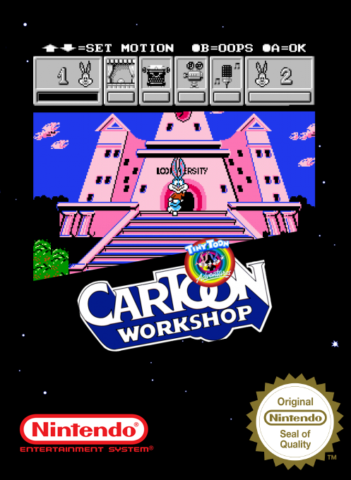 Tiny Toon Adventures - Cartoon Workshop — box-2D (SS)